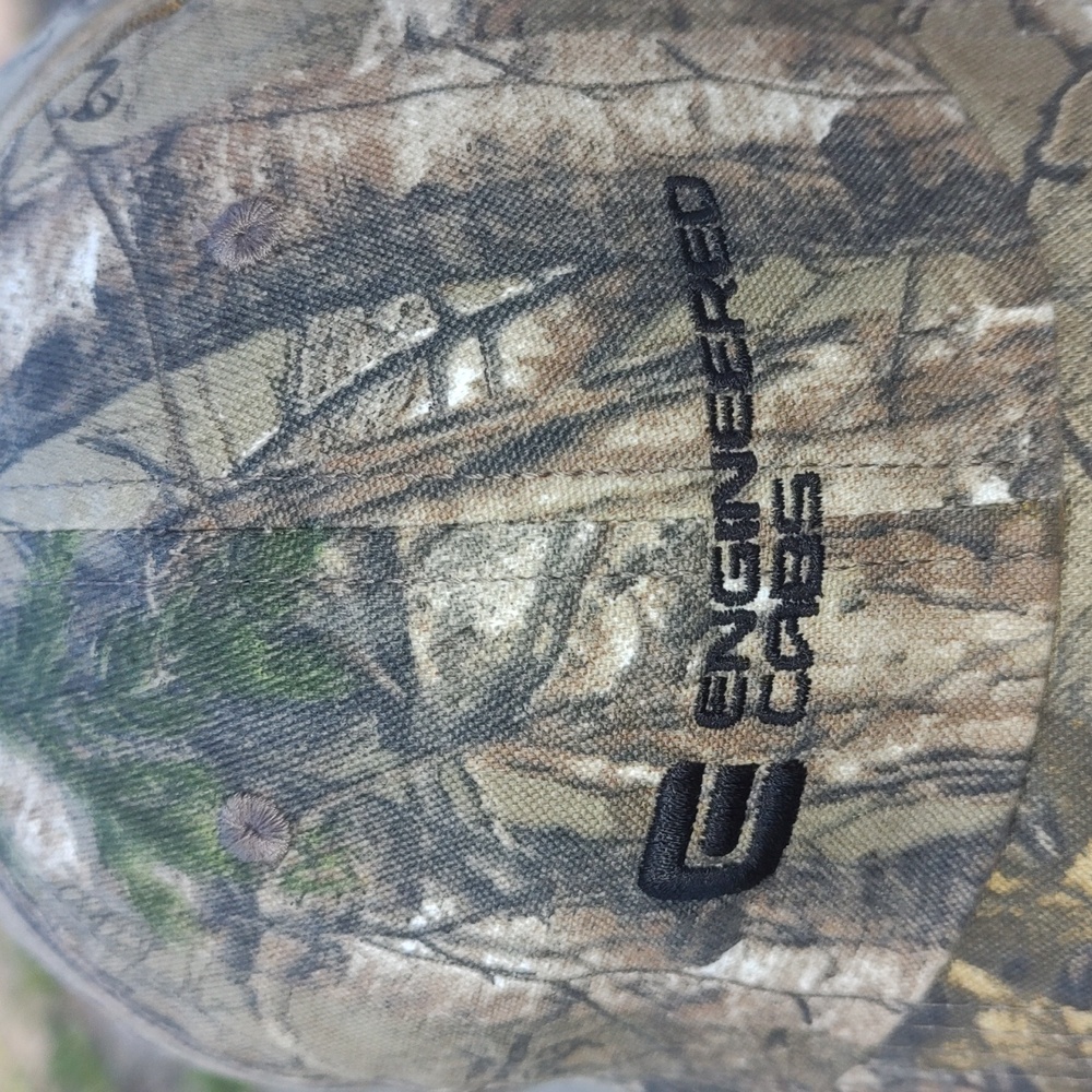 Real Tree Engineered Cabs Camo Strapback Hat Cap - image 2